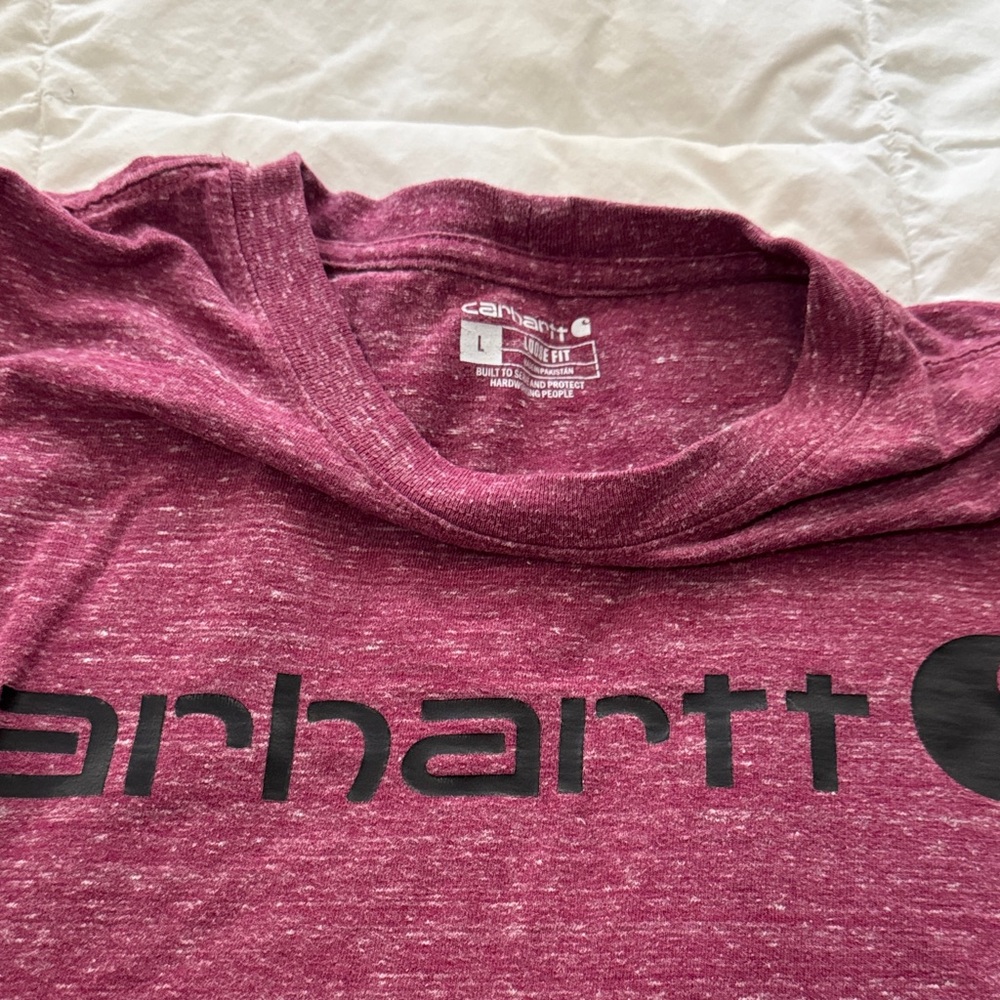 Carhartt Heathered Burgundy Tee